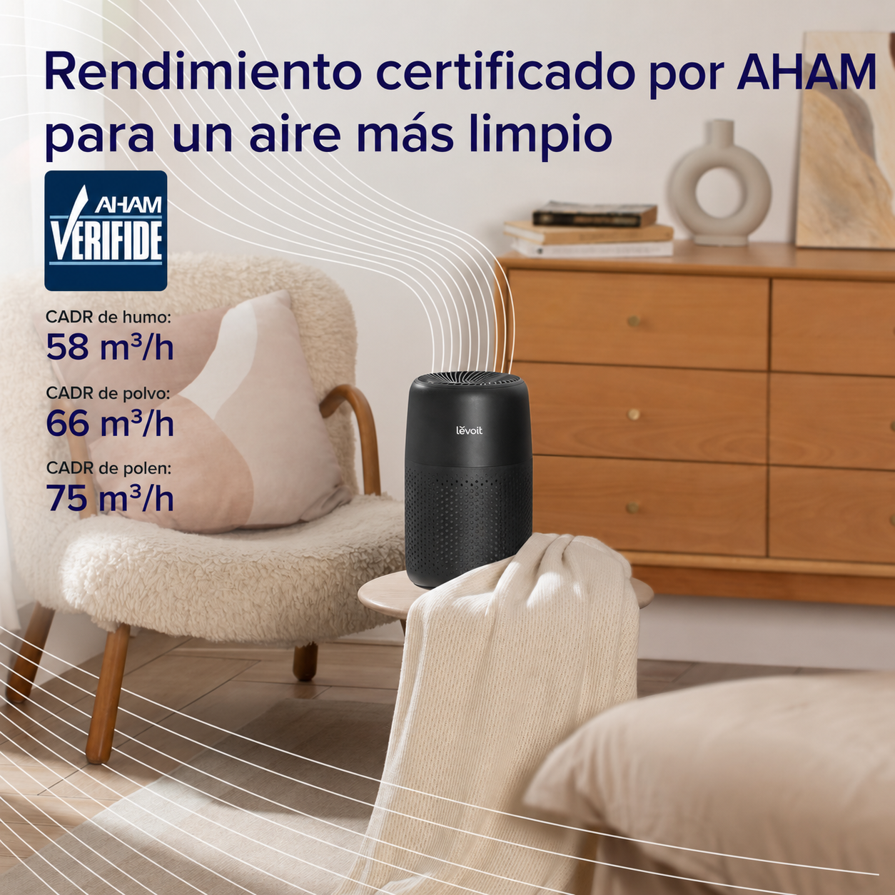 Purificador de Aire Levoit Mini — Negro