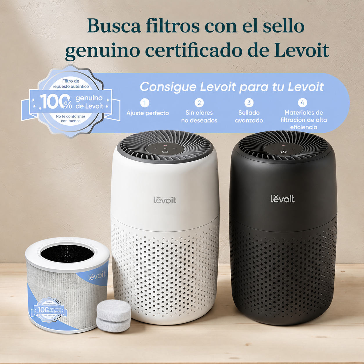 Purificador de Aire Levoit Mini — Negro