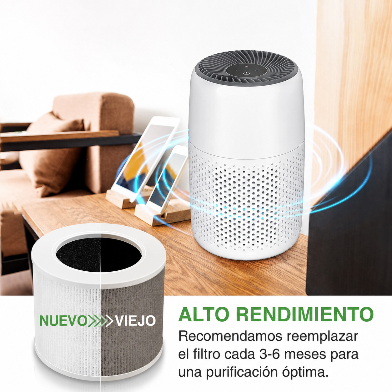 Filtros de Repuesto Levoit Core Mini — Pack de 2