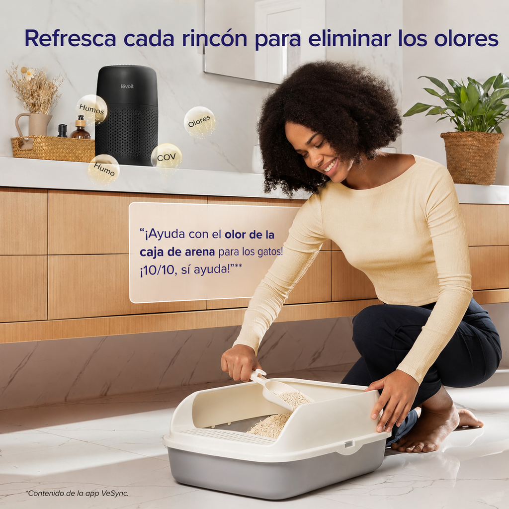 Purificador de Aire Levoit Mini — Negro